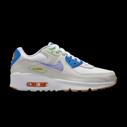Nike Air Max 90 Leather GS 'White Purple Pulse'