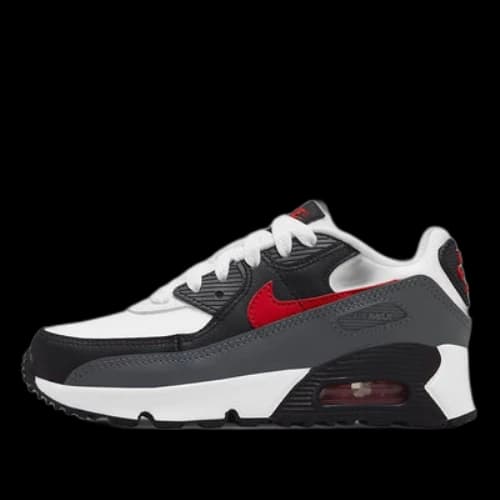 (PS) Nike Air Max 90 'White Black Red'