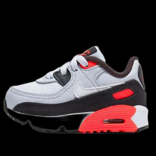 (TD) Nike Air Max 90 Running Shoes Grey/Red/Black
