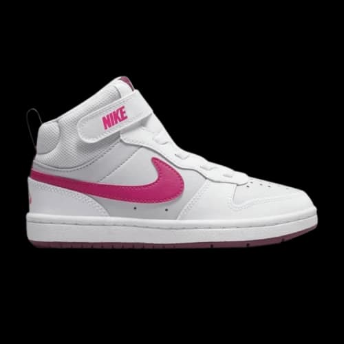 Nike Court Borough Mid 2 PS 'Pure Platinum Pink Prime'