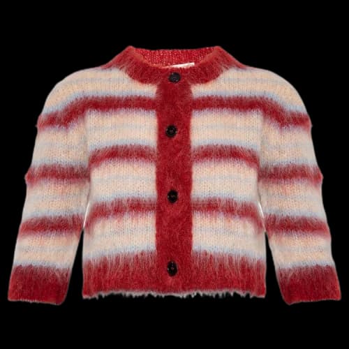 Marni Striped Cardigan 'Red'
