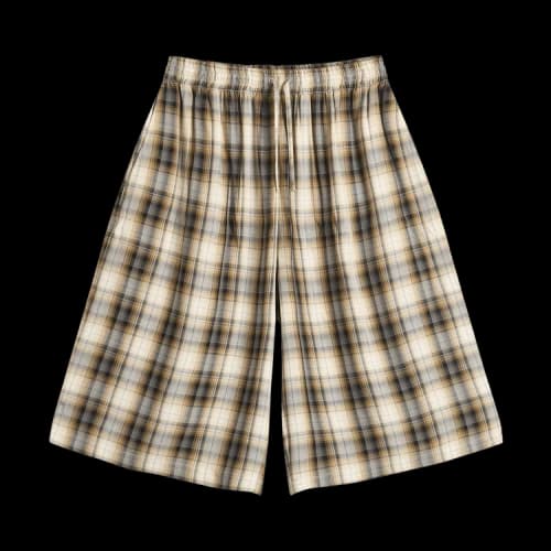 Acne Studios Check Shorts 'Beige/Black'