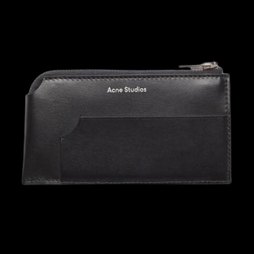 Acne Studios Zippered Card Wallet 'Black'