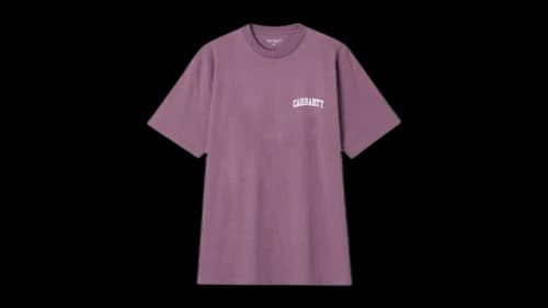 Carhartt WIP University Script T-Shirt Pink