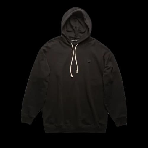 Acne Studios Oversized Hooded Sweatshirt 'Black'
