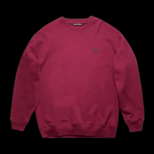 Acne Studios Oversized Sweatshirt 'Dark Pink'