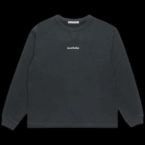 Acne Studios Logo Stamp Sweater 'Black'