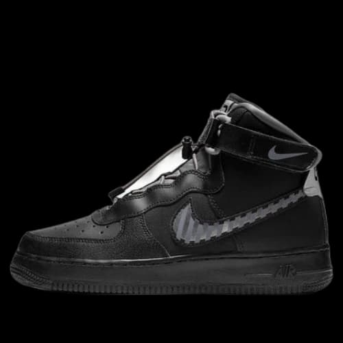 (GS) Nike Air Force 1 High LV8 HZ 'Black'