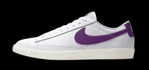 Nike Blazer Low Leather White Purple