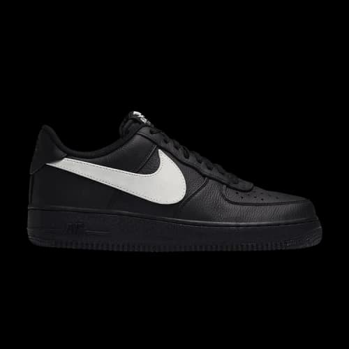 Nike Air Force 1 07 Low Premium Oversized Swoosh Black White