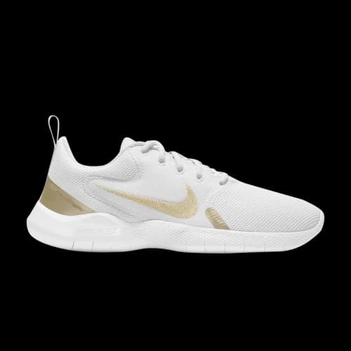Nike Flex Experience Run 10 White Metallic Gold Star (Women's)