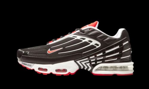 Nike Air Max Plus 3 Black White Track Red