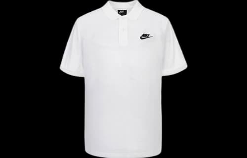 Nike Casual Sports lapel Short Sleeve Polo Shirt White