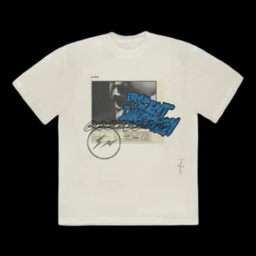 Travis Scott Cactus Jack x Fragment Manifest T-Shirt 'White'