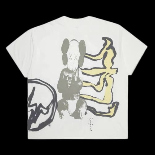 Cactus Jack by Travis Scott x KAWS For Fragment Tee 'Vintage Wash'