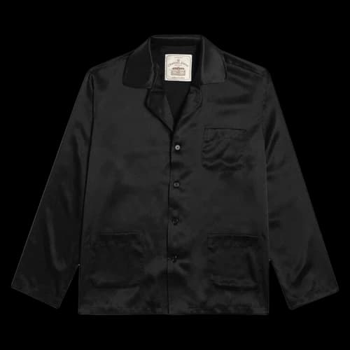 Gallery Dept. Silk Pajama Shirt 'Black'