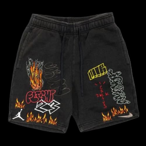 Air Jordan x Travis Scott Flc Short 'Black'