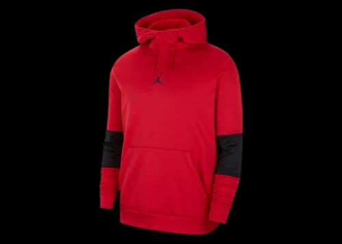 Jordan Air Therma Fleece Hoodie Red/Black
