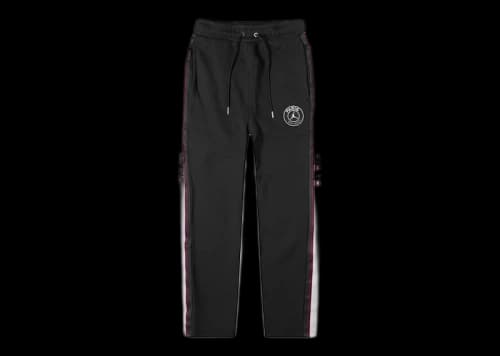 Jordan x PSG Paris Saint Germain Fleece Pants Black/Purple/Gold