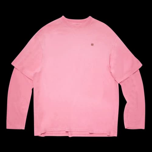 Acne Studios Layered Long-Sleeve T-Shirt 'Bubblegum Pink'