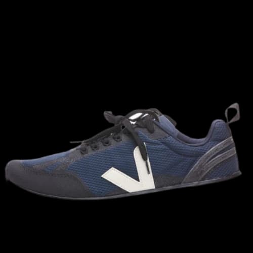 VEJA Logo Patch Panelled Low-Top Sneakers 'Navy White'