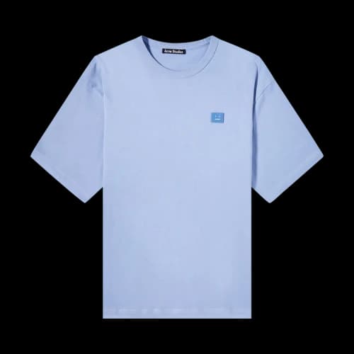 Acne Studios Face Logo Patch T-Shirt 'Pale Purple'