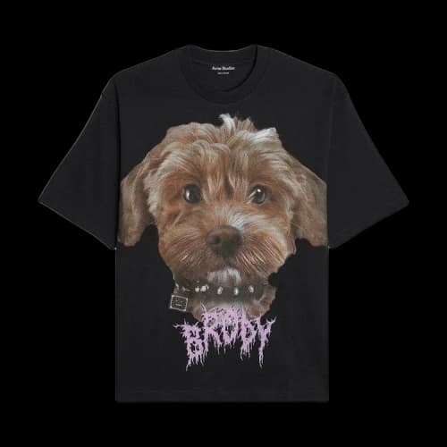 Acne Studios Crewneck T-Shirt 'Faded Black'