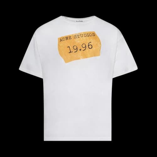 Acne Studios Logo T-Shirt 'Optic White'