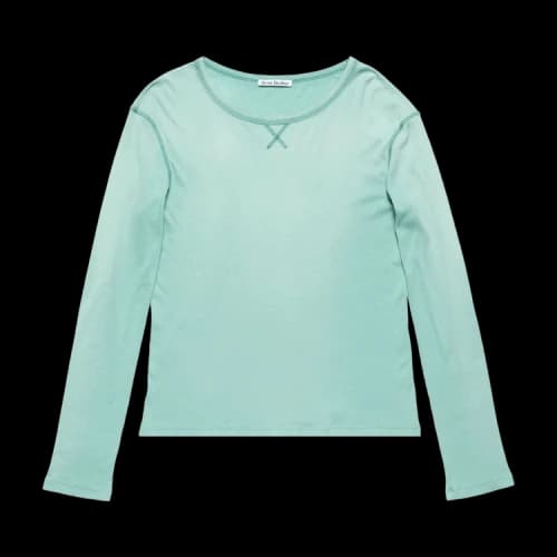 Acne Studios Crew Neck Long-Sleeve T-Shirt 'Mint Green'