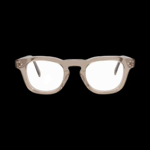 CELINE Round Optical Glasses 'Beige/Transparent'