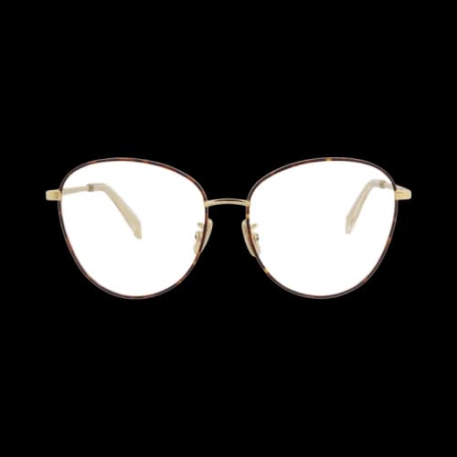 CELINE Cat Eye Frame Metal Optical Frames 'Gold/Transparent'