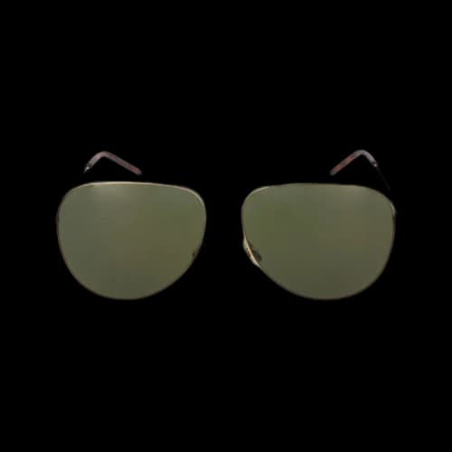 Saint Laurent Aviator Sunglasses 'Shiny Light Gold'