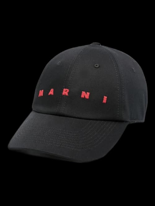 Marni Logo Cap Black