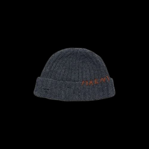 Marni Shetland Mending Beanie 'Granite'