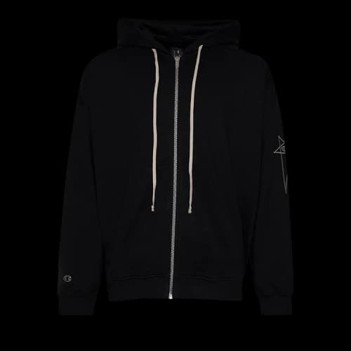 Rick Owens Jumbo Jason's Hoodie 'Black'