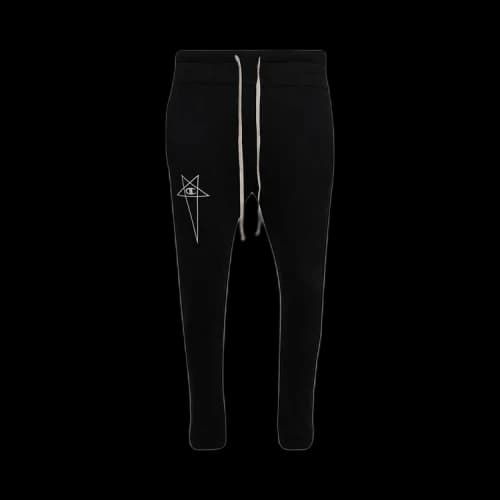 Rick Owens x Champion Joggers 'Black'