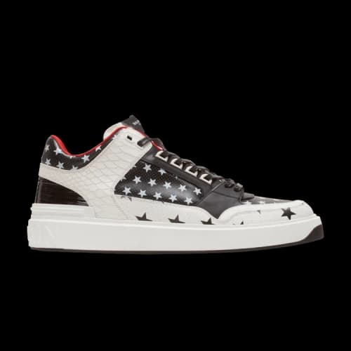 Balmain B-Court Mid 'Star Print - Black White'
