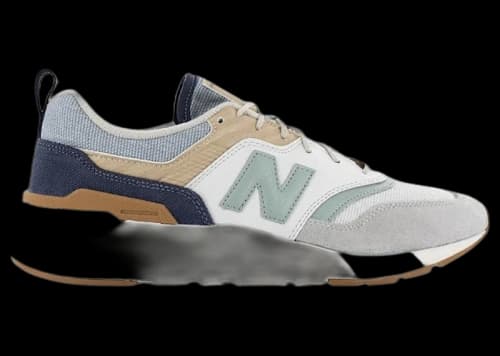 New Balance 997H White Grey Dark Blue