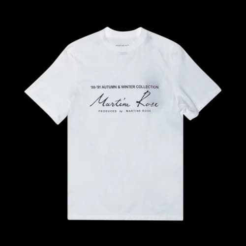 Martine Rose Classic Logo T-Shirt 'White'