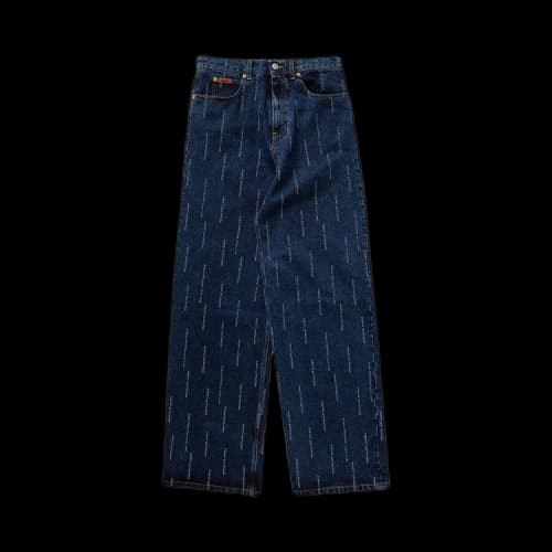 Martine Rose Woven Wide Leg Jean 'Mid Wash/Expect Perfection'
