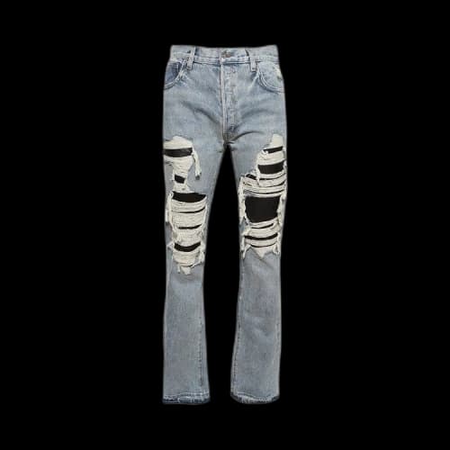 Gallery Dept. Cornell La Flare Pants 'Washed Indigo'