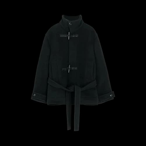 Lemaire Short Duffle Coat 'Black'