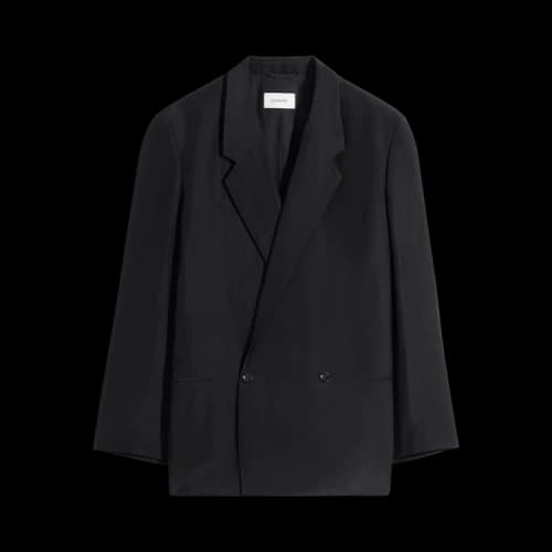 Lemaire Soft Tailoring DB Coat 'Black'