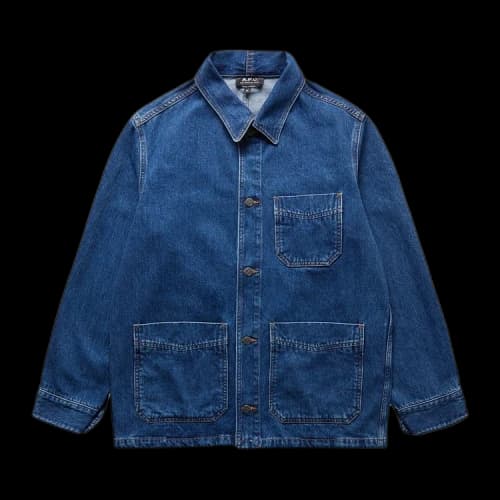 A.P.C. Stefano Denim Chore Jacket 'Washed Indigo'