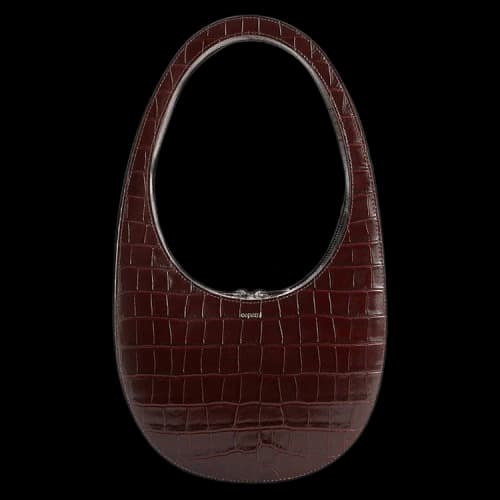 Coperni Croco Swipe Bag 'Brown'