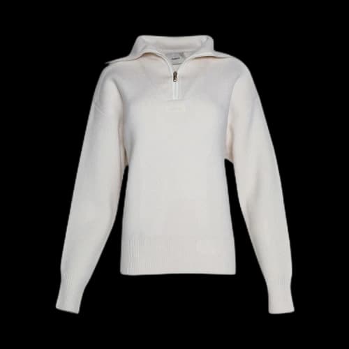 Coperni Half Zip Boxy Sweater 'White'