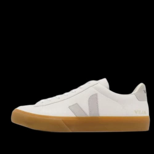 Veja Campo Chromefree Lace-Up Sneakers 'White Natural Brown'