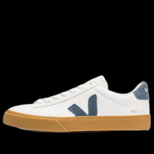 Veja Campo Chromefree Lace-Up Sneakers 'White Dark Blue'