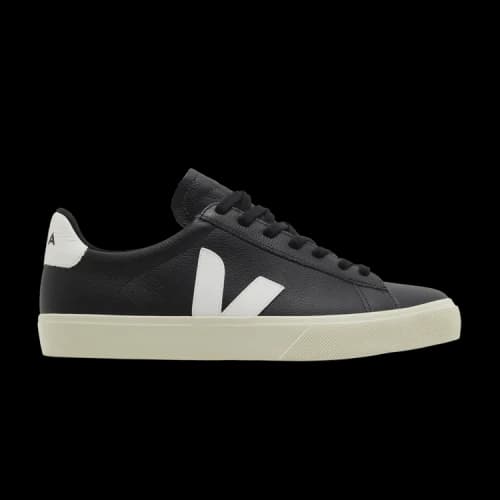 Veja Campo Chromefree Leather Sneakers 'Black White'