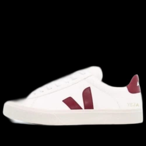 Veja Campo Leather Lace-Up 'White Marsala'